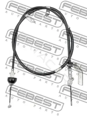Трос ручника FEBEST 0199-BCACU30RH