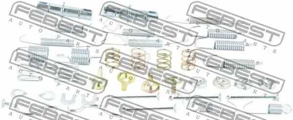 Ремкомплект тормозных колодок FEBEST 0104-GRJ150R-KIT