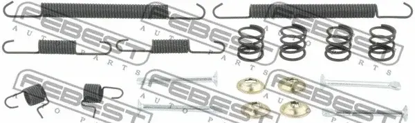 Ремкомплект тормозных колодок FEBEST 0204-B10RSR-KIT