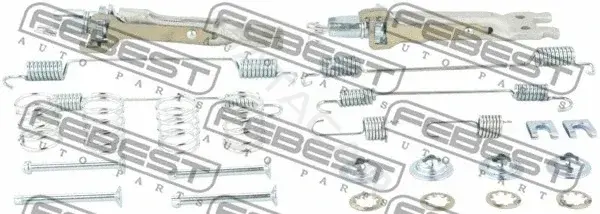 Ремкомплект тормозных колодок FEBEST 0204-G15RAR-KIT