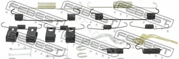 Ремкомплект тормозных колодок FEBEST 0704-JB625-KIT