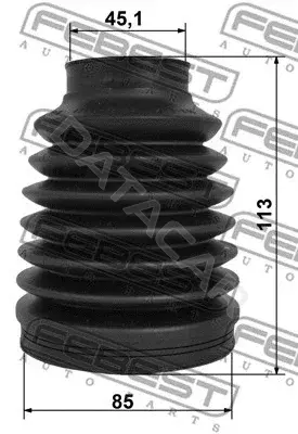 Пыльник шруса FEBEST 2217-D4224RH
