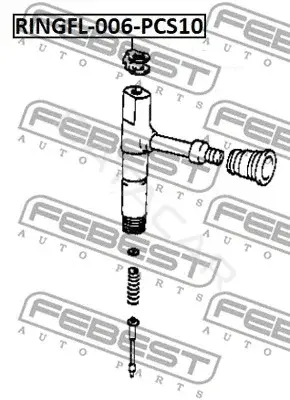 Сальник коленвала FEBEST RINGFL-006-PCS10