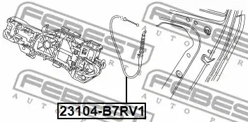 Трос двери FEBEST 23104-B7RV1