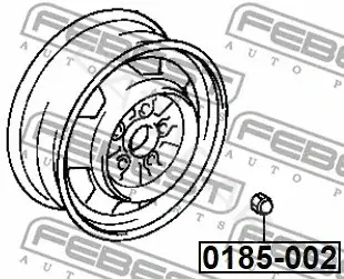 Гайка колеса FEBEST 0185-002