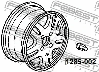 Гайка колеса FEBEST 1285-002