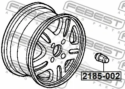 Гайка колеса FEBEST 2185-002