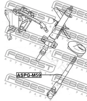 Рулевой вал FEBEST ASPG-M59