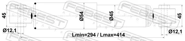 Амортизаторы FEBEST 35110-002R