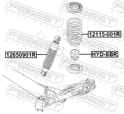 Пружины FEBEST 12115-001R