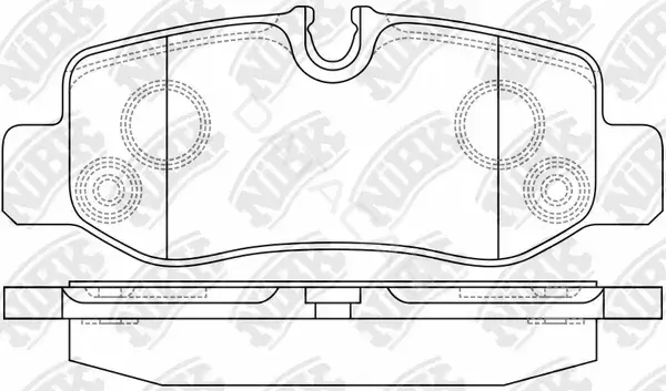 Тормозные колодки NiBK PN0654