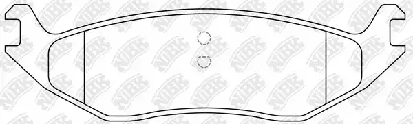 Тормозные колодки NiBK PN0705