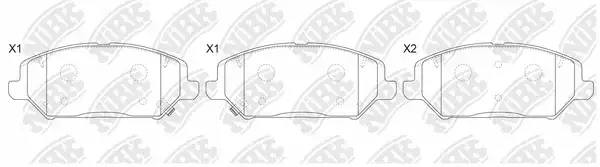 Тормозные колодки NiBK PN0796