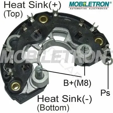 Диодный мост генератора MOBILETRON RB-117H