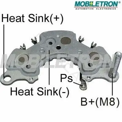 Диодный мост генератора MOBILETRON RH-85