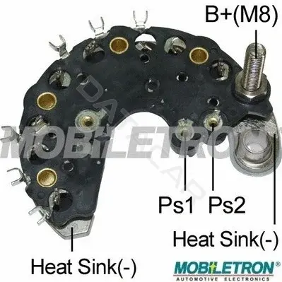 Диодный мост генератора MOBILETRON RP-48
