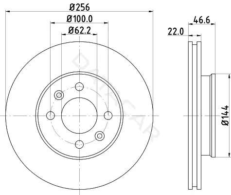 Тормозные диски NISSHINBO ND6004K