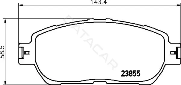 Тормозные колодки NISSHINBO NP1024