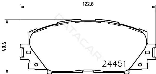 Тормозные колодки NISSHINBO NP1053