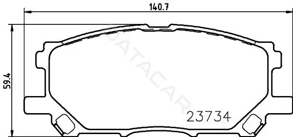 Тормозные колодки NISSHINBO NP1062