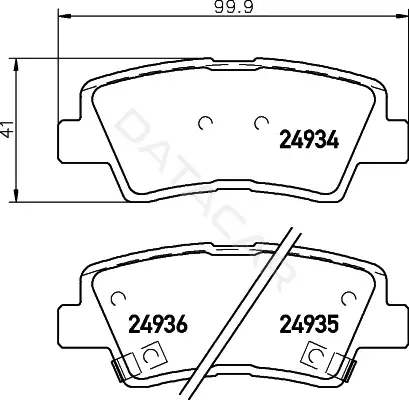 Тормозные колодки NISSHINBO NP6022