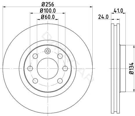 Тормозные диски NISSHINBO ND6083