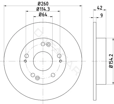 Тормозные диски NISSHINBO ND8010K