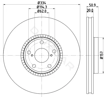 Тормозные диски NISSHINBO ND1135K