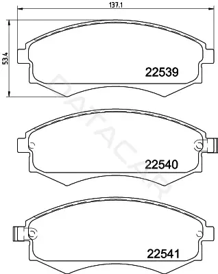 Тормозные колодки NISSHINBO NP6155