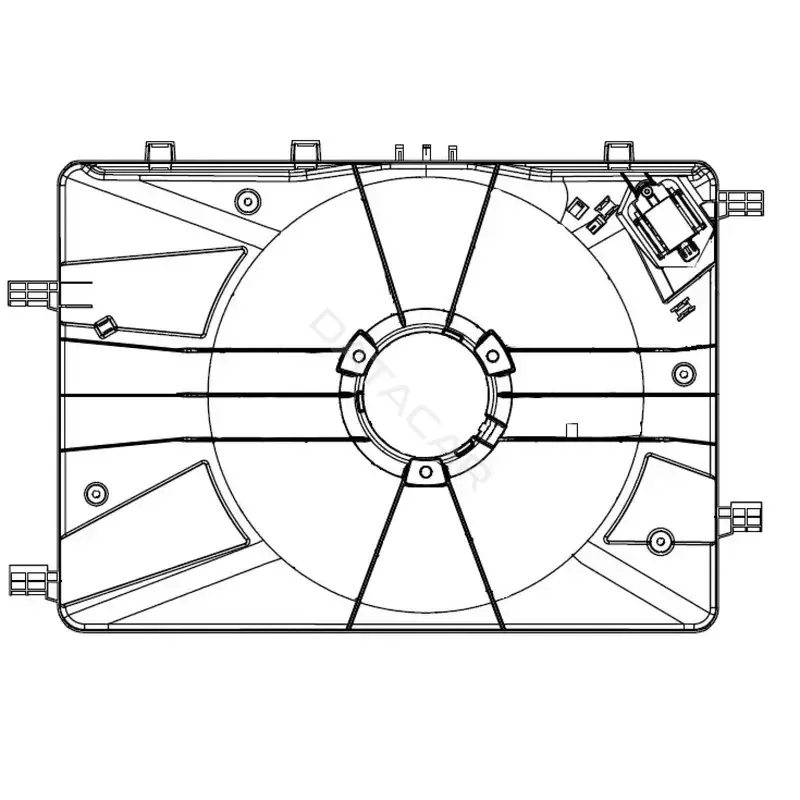 Вентилятор радиатора LUZAR LFS0550
