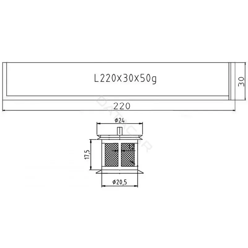 Осушитель кондиционера LUZAR LCD0118