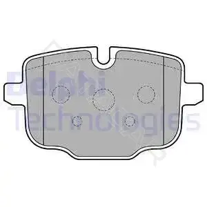 Тормозные колодки DELPHI LP2246