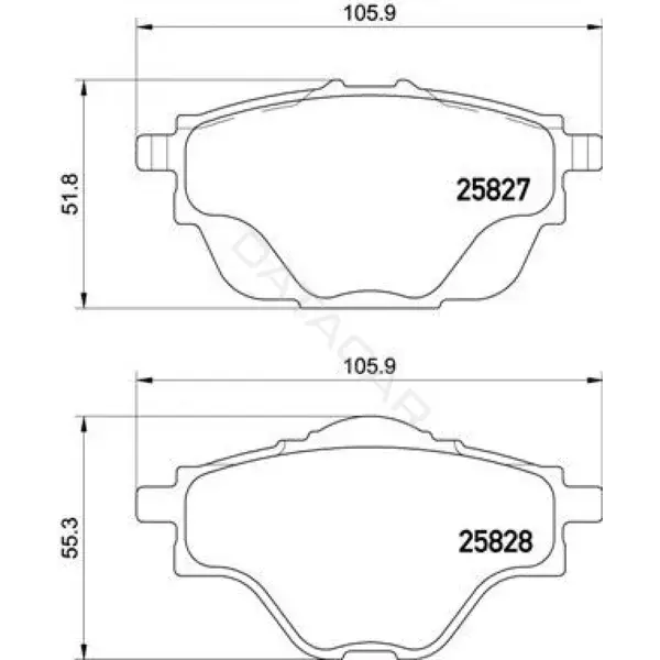 Тормозные колодки TRIALLI PF4088