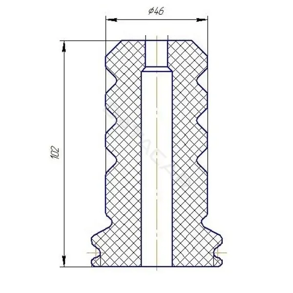 Пыльники и отбойники амортизатора TRIALLI BCS10102