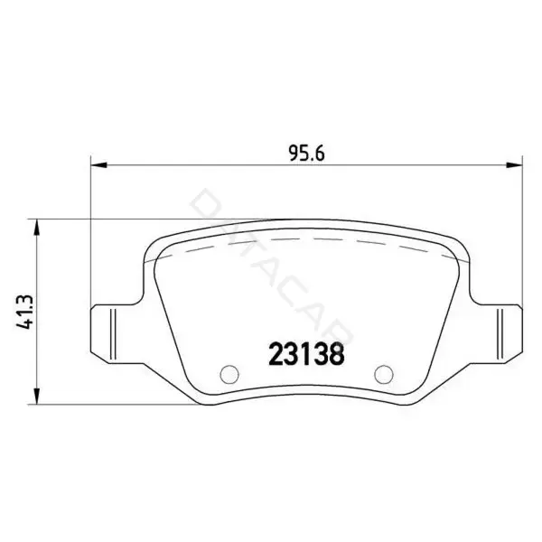 Тормозные колодки TRIALLI PF4054