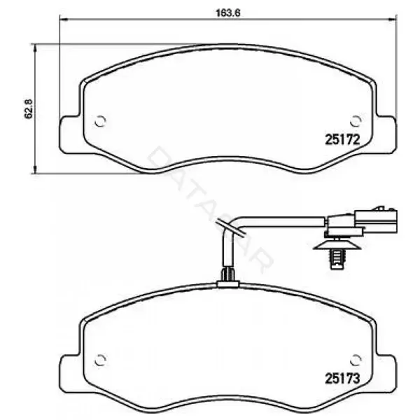 Тормозные колодки TRIALLI PF0974
