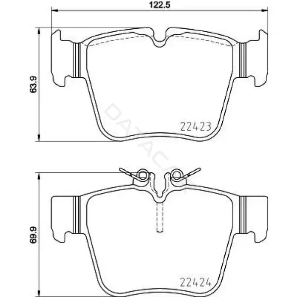 Тормозные колодки TRIALLI PF4073
