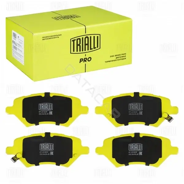 Тормозные колодки TRIALLI PF2310CR