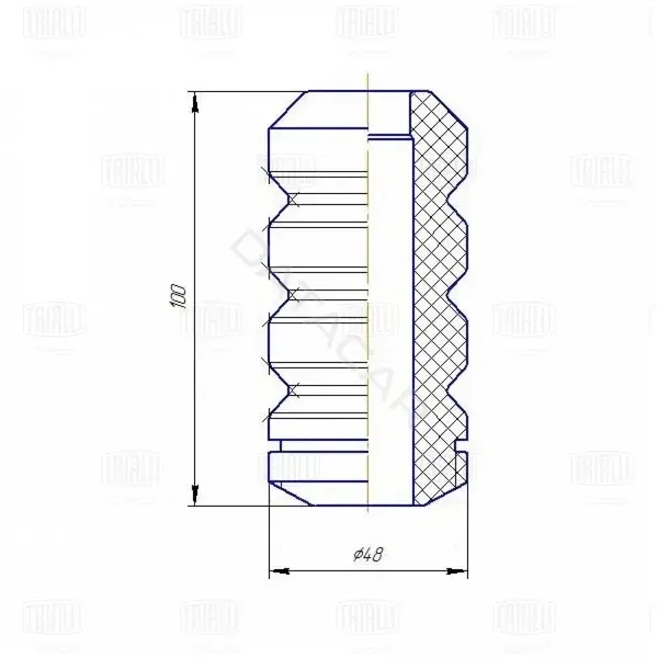 Пыльники и отбойники амортизатора TRIALLI BCS0132