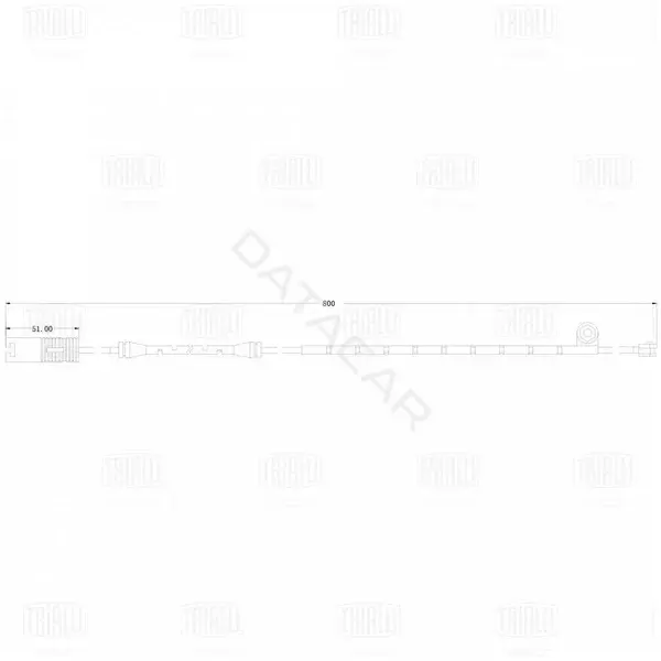 Датчик износа тормозных колодок TRIALLI PFS0040