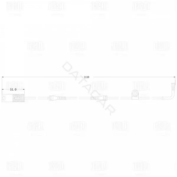 Датчик износа тормозных колодок TRIALLI PFS0037