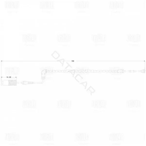 Датчик износа тормозных колодок TRIALLI PFS4252