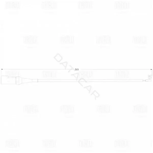 Датчик износа тормозных колодок TRIALLI PFS0216