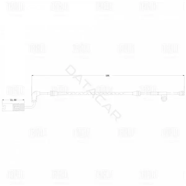 Датчик износа тормозных колодок TRIALLI PFS0035
