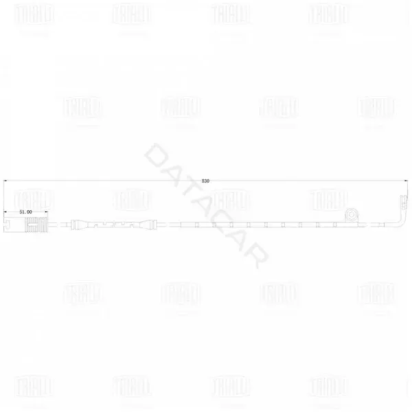 Датчик износа тормозных колодок TRIALLI PFS0034