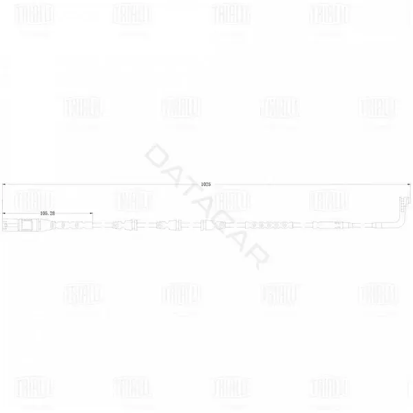 Датчик износа тормозных колодок TRIALLI PFS0063