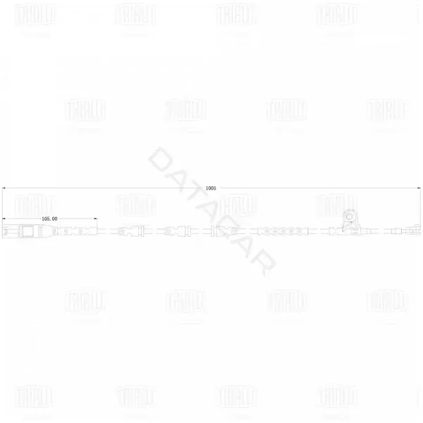 Датчик износа тормозных колодок TRIALLI PFS4187