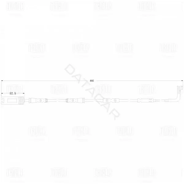 Датчик износа тормозных колодок TRIALLI PFS0053