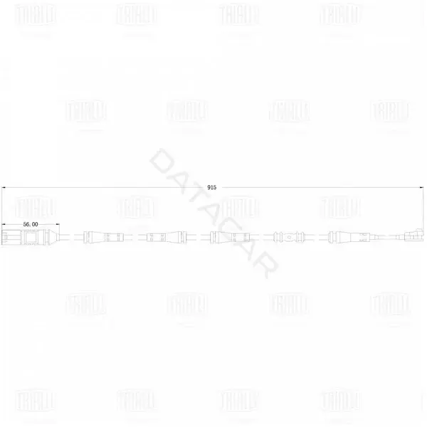 Датчик износа тормозных колодок TRIALLI PFS0086