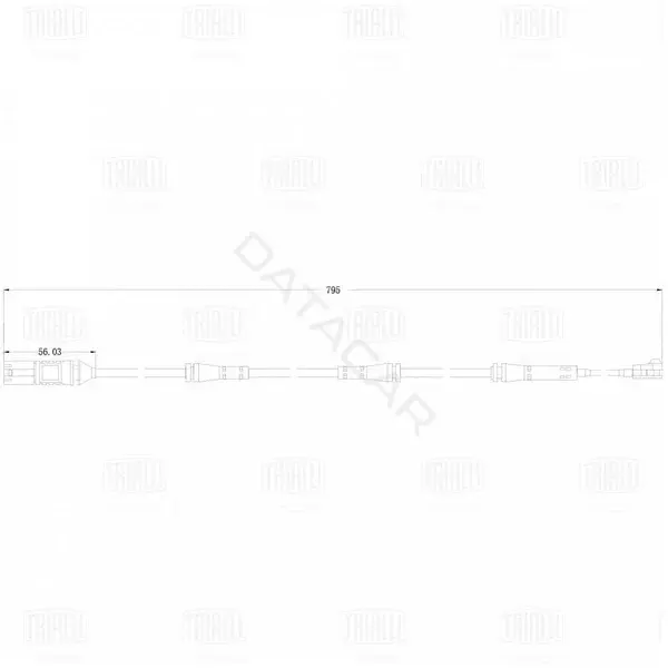 Датчик износа тормозных колодок TRIALLI PFS0115